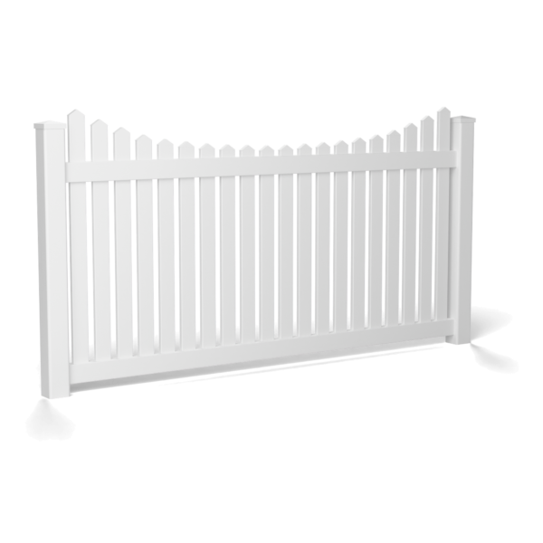 Colonial Picket 1200 mm, white, flat external post cap