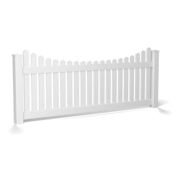 Colonial Picket 900 mm, white, flat external post cap